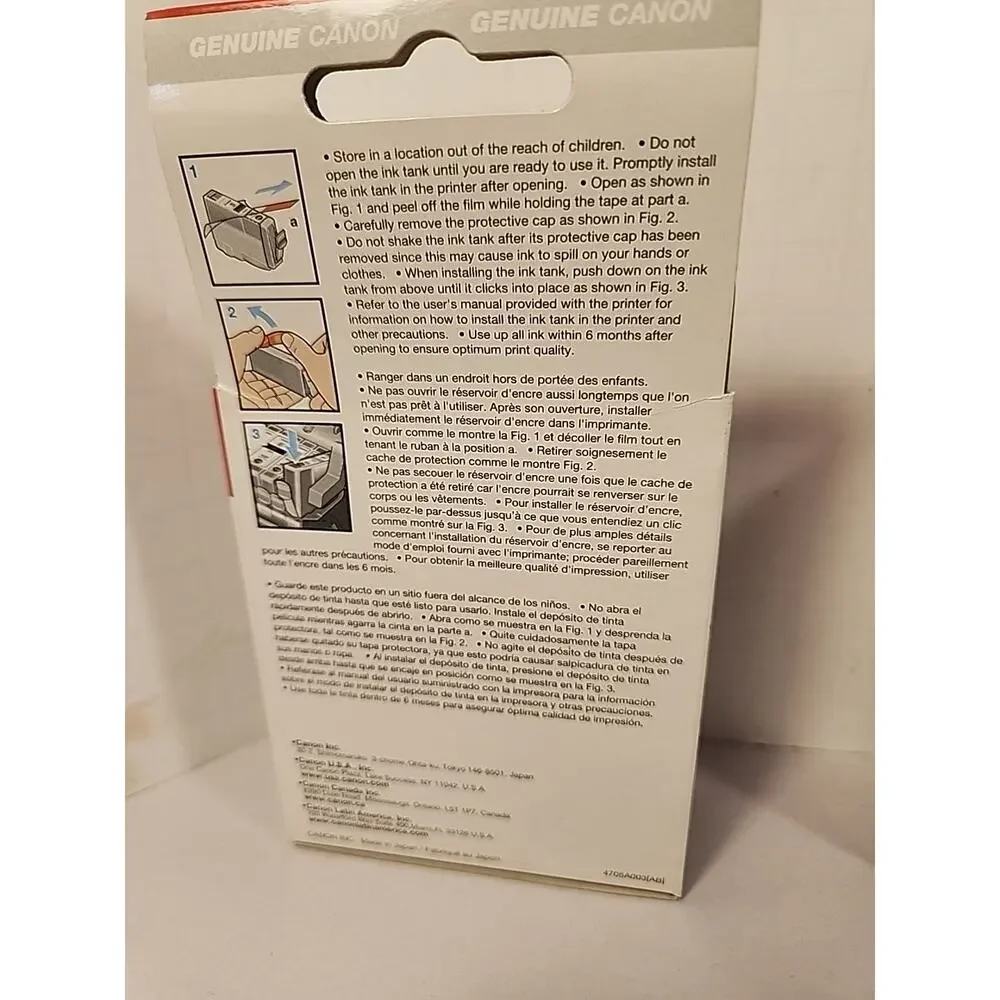 Pack 5 Genuine Canon BCI-6PC Printer Ink
